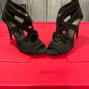 Black Suede Steve Madden heels